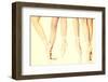 Detail of Ballet Dancer's Feet-B-D-S-Framed Photographic Print