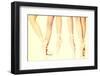 Detail of Ballet Dancer's Feet-B-D-S-Framed Photographic Print