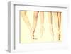 Detail of Ballet Dancer's Feet-B-D-S-Framed Photographic Print