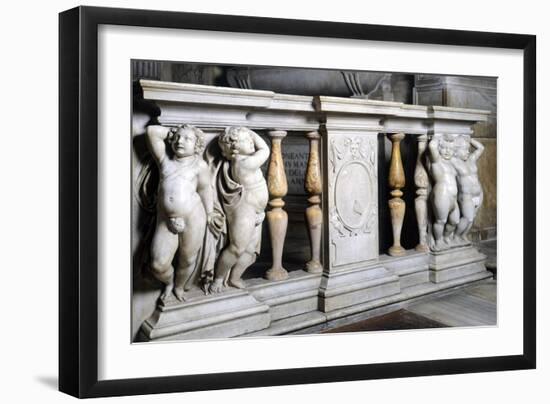 Detail of Balustrade-Daniele Da Volterra-Framed Giclee Print