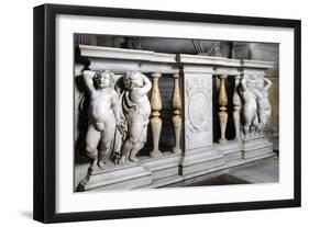 Detail of Balustrade-Daniele Da Volterra-Framed Giclee Print