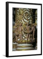 Detail of Baroque Altar of Cathedral of Santa Maria Assunta, Lecce, Apulia, Italy-null-Framed Giclee Print