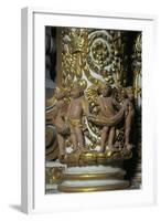 Detail of Baroque Altar of Cathedral of Santa Maria Assunta, Lecce, Apulia, Italy-null-Framed Giclee Print