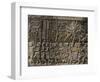 Detail of Bas Relief, Angkor Wat Archaeological Park, Siem Reap-Julio Etchart-Framed Photographic Print