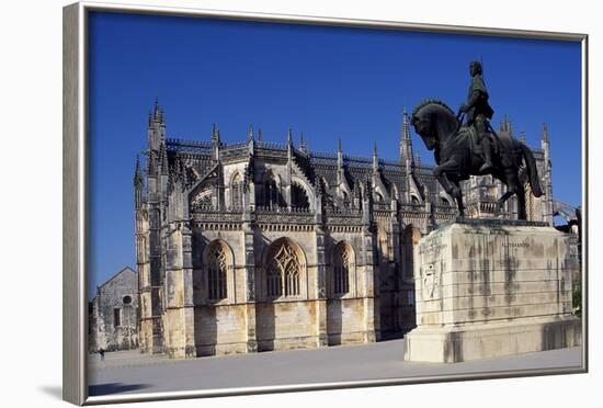 Detail of Batalha Monastery, Batalha-null-Framed Photographic Print