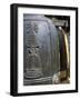 Detail of Bell at Buddhist Temple, Wat Chana Songkhram, Bangkok, Thailand, Southeast Asia-Richard Nebesky-Framed Photographic Print