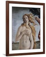 Detail of Birth of Venus-Sandro Botticelli-Framed Giclee Print