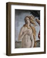 Detail of Birth of Venus-Sandro Botticelli-Framed Premium Giclee Print