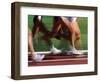 Detail of Blurred Action of Legs in Womens Race-Steven Sutton-Framed Photographic Print