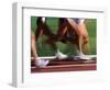 Detail of Blurred Action of Legs in Womens Race-Steven Sutton-Framed Photographic Print