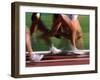 Detail of Blurred Action of Legs in Womens Race-Steven Sutton-Framed Photographic Print