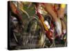 Detail of Blurred Cycling Action-Chris Trotman-Stretched Canvas