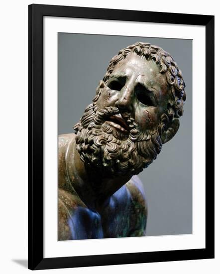 Detail of Boxer Attributed to Apollonius-null-Framed Photographic Print