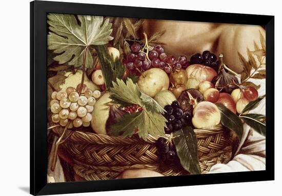 Detail of Boy with Basket of Fruit-Caravaggio-Framed Giclee Print