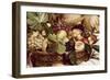 Detail of Boy with Basket of Fruit-Caravaggio-Framed Giclee Print