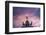 Detail of Brandenburg Gate at Dusk.-Jon Hicks-Framed Photographic Print