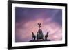 Detail of Brandenburg Gate at Dusk.-Jon Hicks-Framed Photographic Print