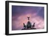 Detail of Brandenburg Gate at Dusk.-Jon Hicks-Framed Photographic Print