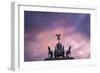 Detail of Brandenburg Gate at Dusk.-Jon Hicks-Framed Photographic Print