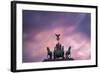 Detail of Brandenburg Gate at Dusk.-Jon Hicks-Framed Photographic Print