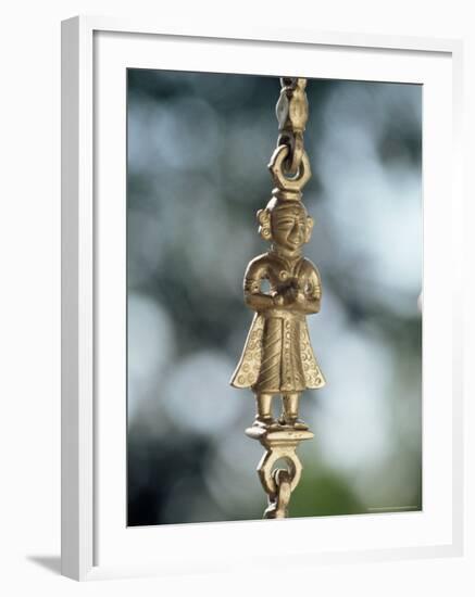 Detail of Brass Chain from Which a Swing Chair, Hitchkar, Hangs, Near Ahmedabad-John Henry Claude Wilson-Framed Photographic Print