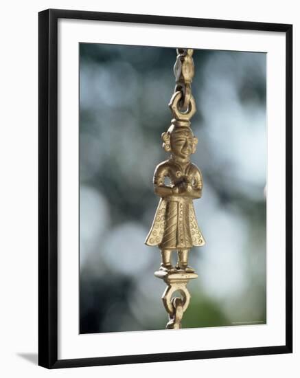 Detail of Brass Chain from Which a Swing Chair, Hitchkar, Hangs, Near Ahmedabad-John Henry Claude Wilson-Framed Photographic Print