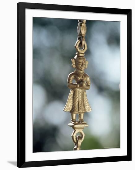 Detail of Brass Chain from Which a Swing Chair, Hitchkar, Hangs, Near Ahmedabad-John Henry Claude Wilson-Framed Photographic Print