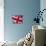 Detail of British Flag-null-Stretched Canvas displayed on a wall