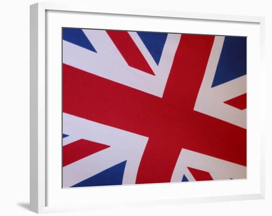 Detail of British Flag-null-Framed Photographic Print