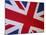 Detail of British Flag-null-Mounted Photographic Print