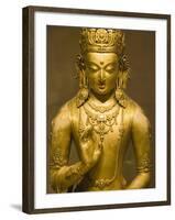 Detail of Bronze Boddhisatva by Zanabazar-Bob Krist-Framed Photographic Print