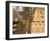 Detail of Buddha Statue, Wat Sa Si, Vientiane, Laos-Michele Falzone-Framed Photographic Print