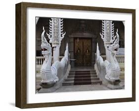 Detail of Buddhist Temple, Lampang, Thailand, Southeast Asia, Asia-Jochen Schlenker-Framed Photographic Print