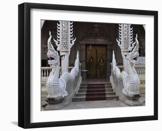 Detail of Buddhist Temple, Lampang, Thailand, Southeast Asia, Asia-Jochen Schlenker-Framed Photographic Print