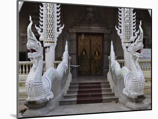 Detail of Buddhist Temple, Lampang, Thailand, Southeast Asia, Asia-Jochen Schlenker-Mounted Photographic Print