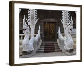 Detail of Buddhist Temple, Lampang, Thailand, Southeast Asia, Asia-Jochen Schlenker-Framed Photographic Print