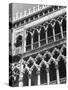 Detail of Building Facade in Venice, Italy-Thomas D. Mcavoy-Stretched Canvas