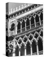 Detail of Building Facade in Venice, Italy-Thomas D. Mcavoy-Stretched Canvas