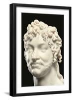 Detail of Bust of Joachim Murat, 1813 Carrara marble-Antonio Canova-Framed Giclee Print