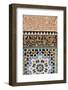 Detail of calligraphy and zellij in the patio, Ben Youssef Meders-Godong-Framed Photographic Print