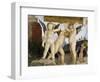 Detail of Camera Degli Sposi: Putti Holding Tablet-Andrea Mantegna-Framed Giclee Print