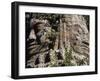 Detail of Carved Faces at Baray Temple, Angkor Wat, Cambodia-Mark Hannaford-Framed Photographic Print