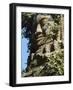 Detail of Carved Faces at Baray Temple, Angkor Wat, Cambodia-Mark Hannaford-Framed Photographic Print