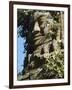 Detail of Carved Faces at Baray Temple, Angkor Wat, Cambodia-Mark Hannaford-Framed Photographic Print