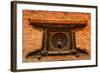 Detail of Carved Peacock Window in Bhaktapur, Nepal-MartinM303-Framed Photographic Print