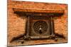 Detail of Carved Peacock Window in Bhaktapur, Nepal-MartinM303-Mounted Photographic Print