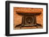 Detail of Carved Peacock Window in Bhaktapur, Nepal-MartinM303-Framed Photographic Print