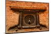 Detail of Carved Peacock Window in Bhaktapur, Nepal-MartinM303-Mounted Photographic Print