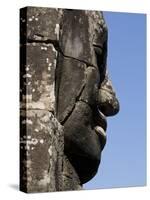 Detail of Carving, Angkor Wat Archaeological Park, Siem Reap, Cambodia, Indochina, Southeast Asia-Julio Etchart-Stretched Canvas