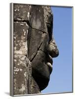 Detail of Carving, Angkor Wat Archaeological Park, Siem Reap, Cambodia, Indochina, Southeast Asia-Julio Etchart-Framed Photographic Print